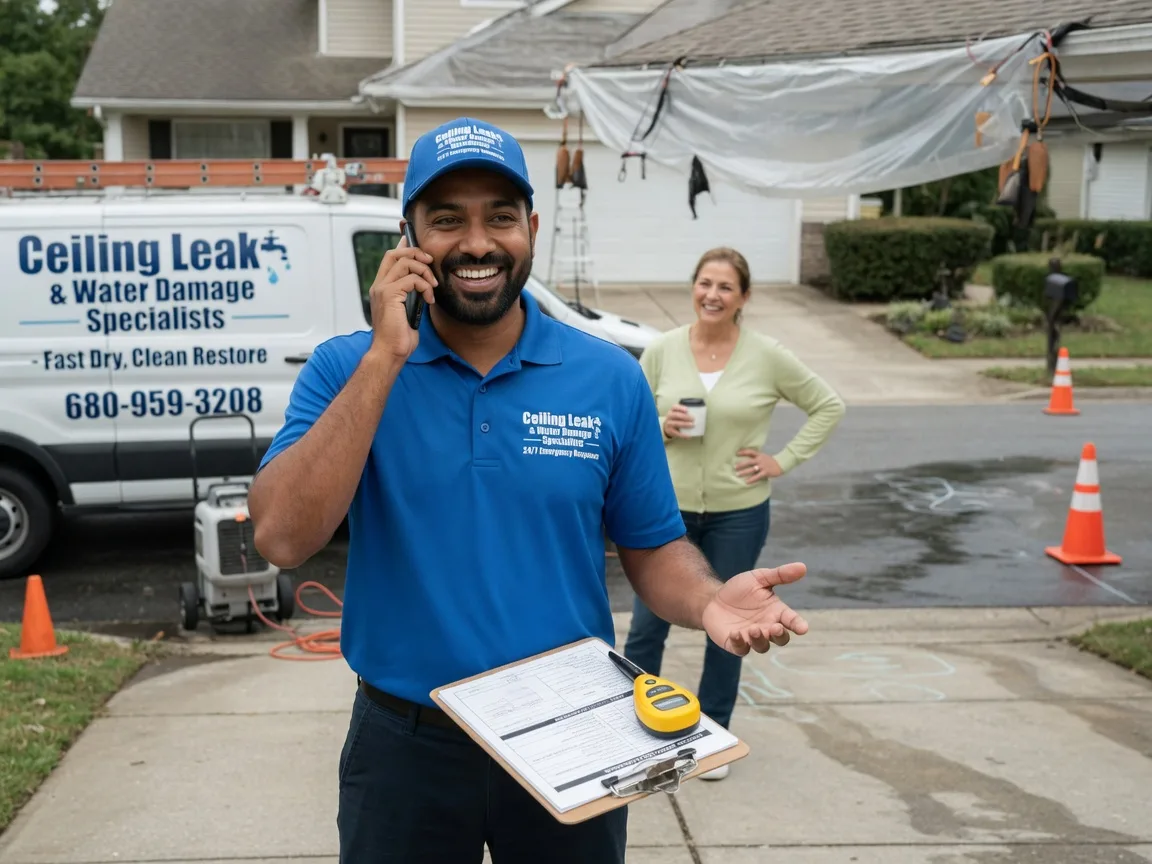 Ceiling Leak Cleanup Calvert City, KY FAQs